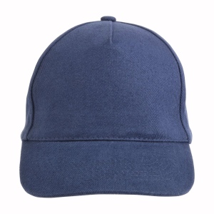 Casquette en coton épais brossé, 5 panneaux, fermeture en métal 6