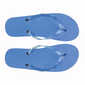 Tong UNISEXE avec semelle en PE (114 g) et lanière en PVC transparente. Taille unique 5