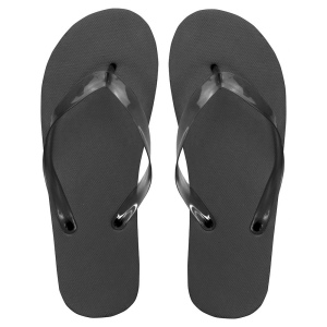 Tong UNISEXE avec semelle en PE (114 g) et lanière en PVC transparente. Taille unique 7