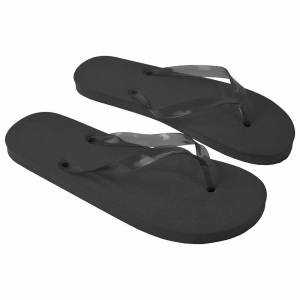 Tong UNISEXE avec semelle en PE (114 g) et lanière en PVC transparente. Taille unique 3