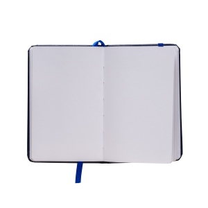 Bloc notes avec elastique et pages neutres 8