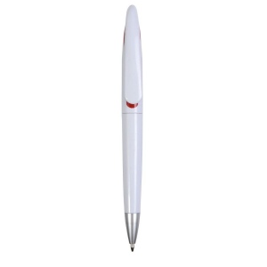 Stylo à bille en plastique avec courbe en forme de pince 6