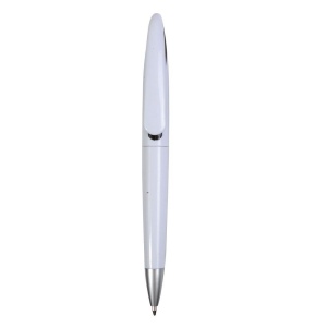 Stylo à bille en plastique avec courbe en forme de pince 7
