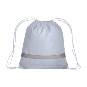 Sac à dos en polyester 210T avec bande réfléchissante, fermeture réglable à cordon 13