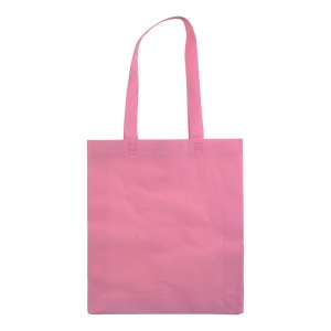 Shopper avec soufflet en TNT 80g/m2 thermosoudé, anses longues 30