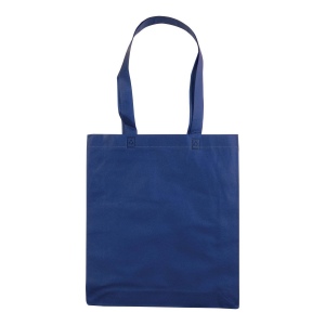Shopper avec soufflet en TNT 80g/m2 thermosoudé, anses longues 32