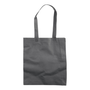 Shopper avec soufflet en TNT 80g/m2 thermosoudé, anses longues 34