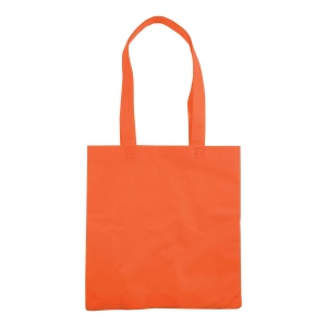 Shopper avec soufflet en TNT 80g/m2 thermosoudé, anses longues 36