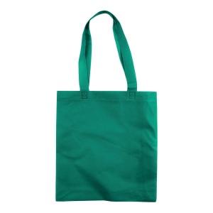 Shopper avec soufflet en TNT 80g/m2 thermosoudé, anses longues 42