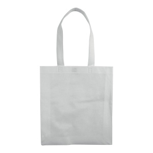 Shopper avec soufflet en TNT 80g/m2 thermosoudé, anses longues 48