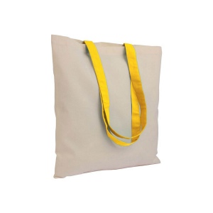 Shopper en coton naturel 135 g/m2, anses longues colorées 5