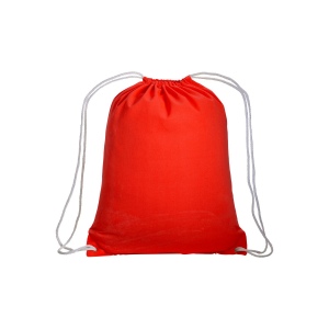 Sac à dos en coton 135 g/m2 avec fermeture réglable à cordon 23
