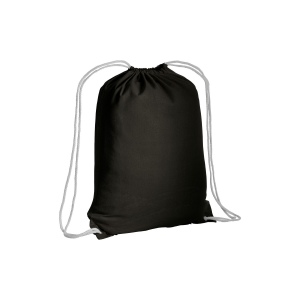 Sac à dos en coton 135 g/m2 avec fermeture réglable à cordon 12