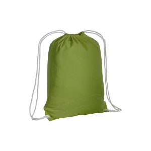 Sac à dos en coton 135 g/m2 avec fermeture réglable à cordon