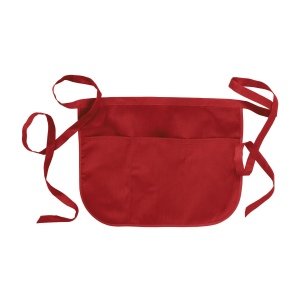 Tablier de bar 20 % coton/80 % polyester (180g/m2), 49x34 cm avec 3 poches frontales 4