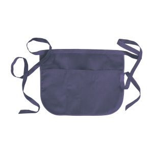 Tablier de bar 20 % coton/80 % polyester (180g/m2), 49x34 cm avec 3 poches frontales 3