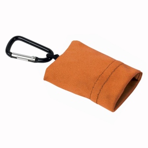 Porte-clés à mousqueton avec chiffon en microfibre pour nettoyage de lunettes (15 x 15 cm) 5