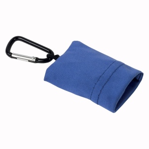 Porte-clés à mousqueton avec chiffon en microfibre pour nettoyage de lunettes (15 x 15 cm) 3