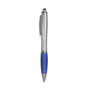 Stylo en plastique pour écran tactile avec grip coloré 12