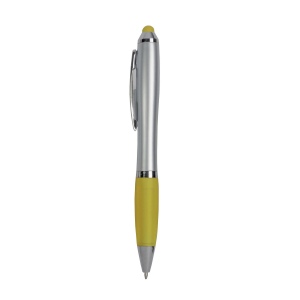 Stylo en plastique pour écran tactile avec grip coloré 15