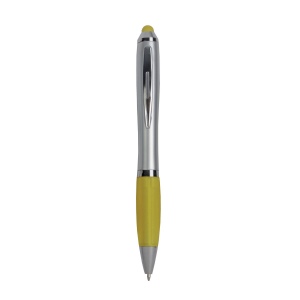 Stylo en plastique pour écran tactile avec grip coloré 6