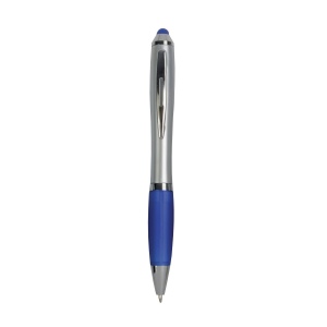 Stylo en plastique pour écran tactile avec grip coloré 3