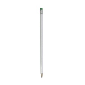 Crayon tempérée cylindrique avec gomme 8