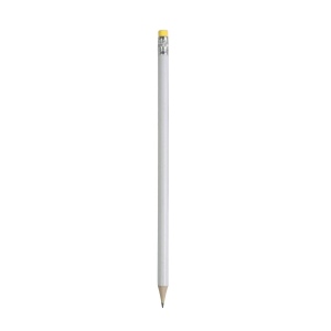 Crayon tempérée cylindrique avec gomme 6