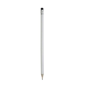 Crayon tempérée cylindrique avec gomme 10
