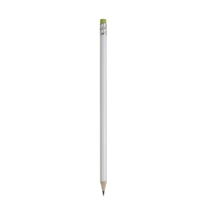 Crayon tempérée cylindrique avec gomme