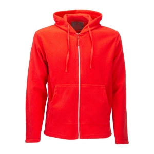 Sweat homme à fermeture éclair en micropolaire 180 g/m2 avec capuche et poche frontale kan 3