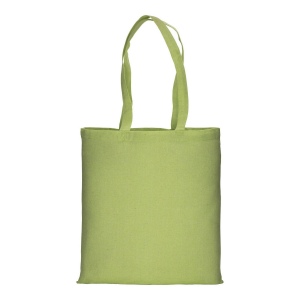 Shopper en coton recyclé  150 g/m, effet mélange, anses longues 14