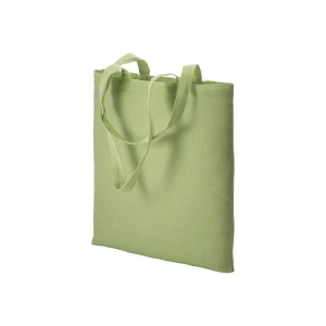 Shopper en coton recyclé  150 g/m, effet mélange, anses longues 2