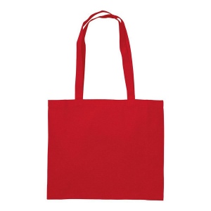 Shopper avec soufflet en coton 200 g/m2, anses longues 25