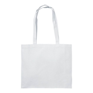 Sac shopping en coton (200 g/m2), anses longues et soufflet 4