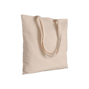 Sac Shopping en coton naturel, anses longues 2