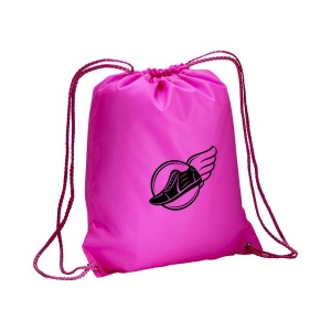 Sac à dos fluo en polyester 210 T avec fermeture réglable à cordon et angles renforcés 9