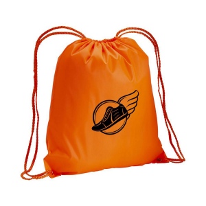 Sac à dos fluo en polyester 210 T avec fermeture réglable à cordon et angles renforcés 11