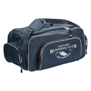 Sac de sport/sac à dos en polyester 1680D avec bandoulière réglable, 2 compartiments 4