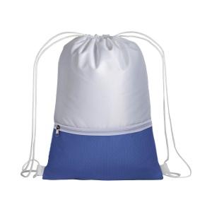 Sac à dos en polyester 210T avec poche zip et fermeture réglable à cordon 9