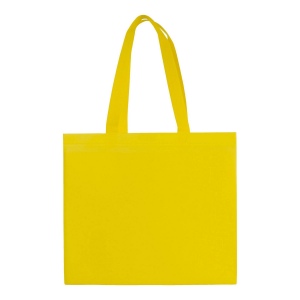 Shopper en TNT laminé, anses longues et soufflet 22