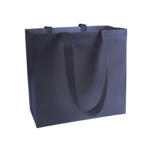 Shopper en TNT laminé, anses longues et soufflet 8
