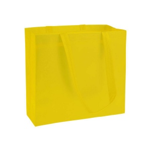 Shopper en TNT laminé, anses longues et soufflet 7