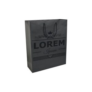 Shopper avec soufflet en papier laminé opaque 157 g/m2 avec renforcement au fond 10