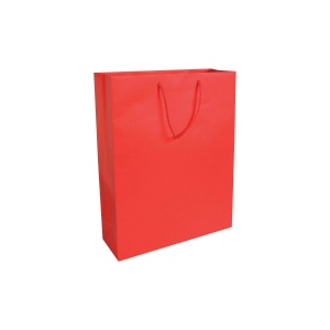 Shopper avec soufflet en papier laminé opaque 157 g/m2 avec renforcement au fond 3