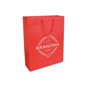 Shopper avec soufflet en papier laminé opaque 157 g/m2 avec renforcement au fond 8