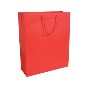 Shopper avec soufflet en papier laminé opaque 157 g/m2 avec renforcement au fond 3