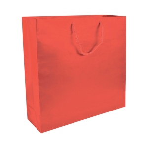 Shopper avec soufflet en papier laminé opaque 157 g/m2 avec renforcement au fond 3