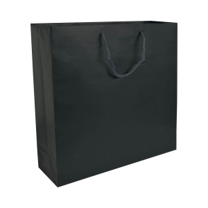 Shopper avec soufflet en papier laminé opaque 157 g/m2 avec renforcement au fond 4