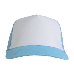 Casquette en polyester, 5 panneaux avec filet, fermeture velcro 13